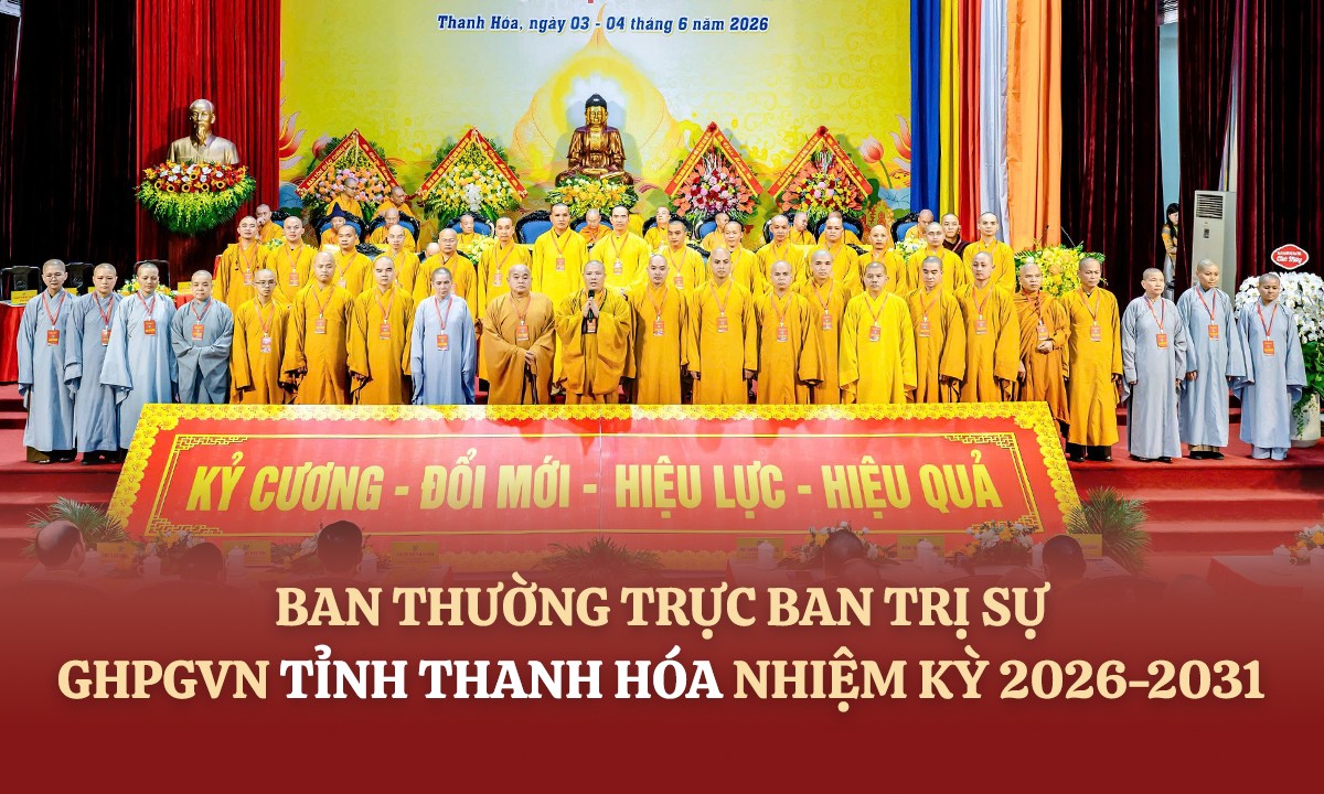 Danh sách và chức danh Ban Trị sự GHPGVN tỉnh Thanh Hóa, nhiệm kỳ 2026-2031